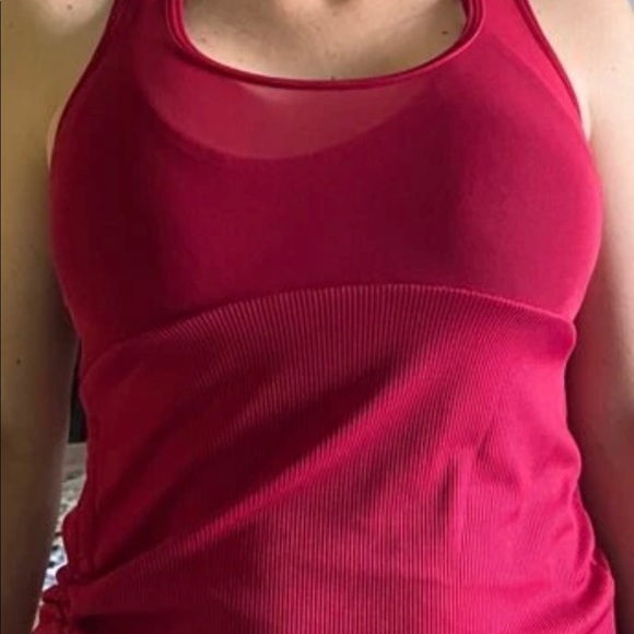 Mesh drawstring sports tank top, size small - Picture 7 of 7